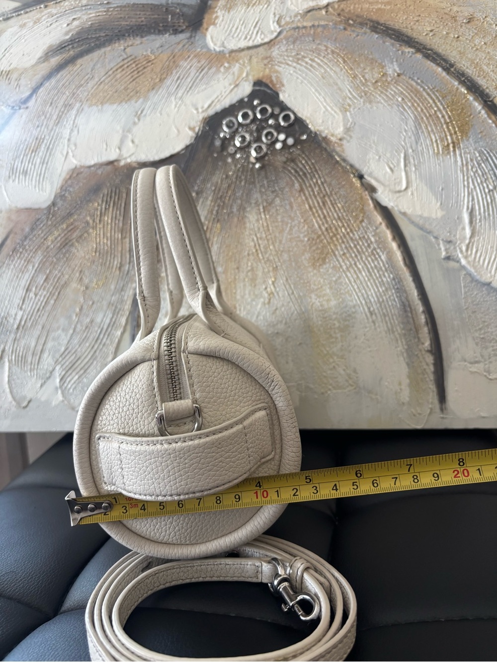 Marc Jacobs Small Duffle Mini Satchel in Off White - Picture 10 of 14